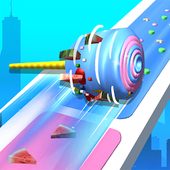 Cotton Candy Roll 3D
